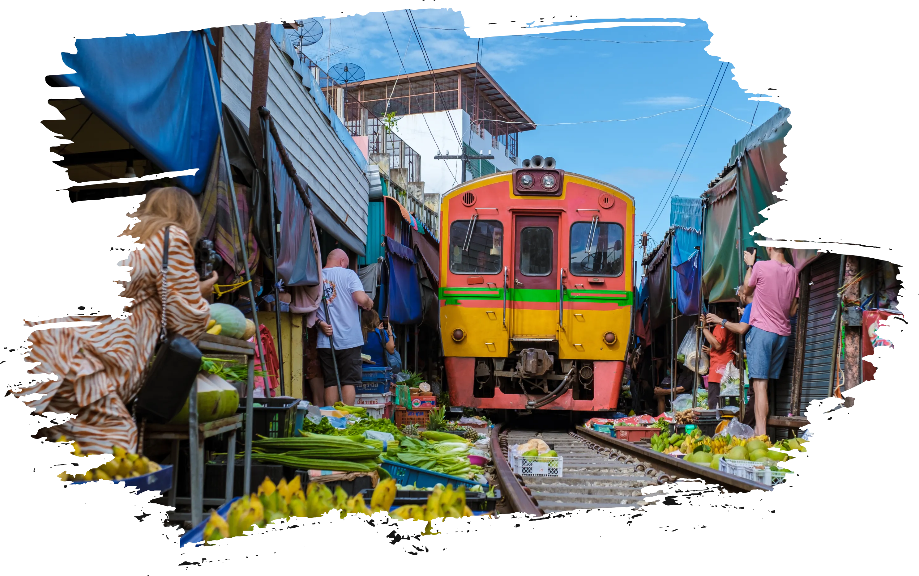 Maeklong Railway Market