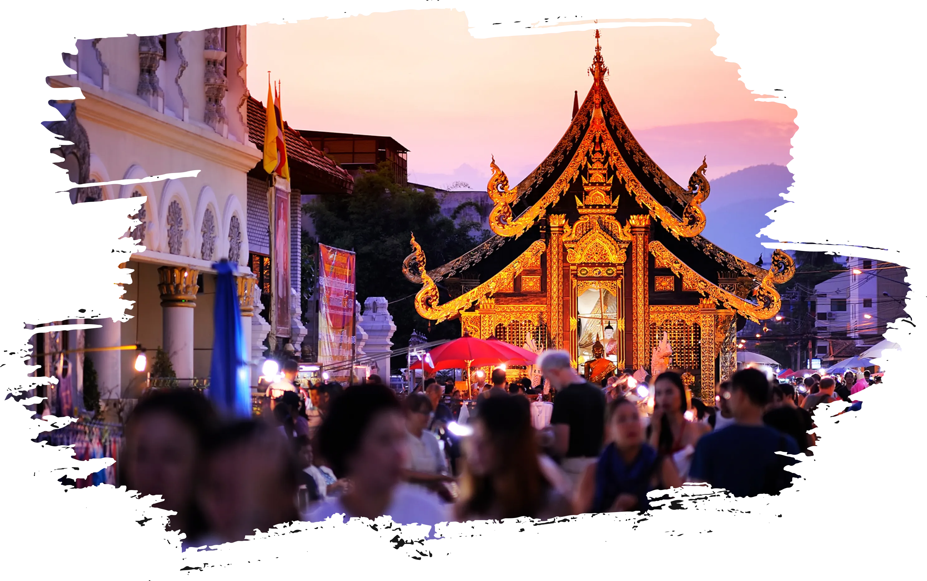 Chiang Mai Walking Street <br />(Wua Lai/Tha Pae)